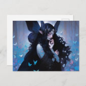 Carte Postale Imaginaire Fairy foncé (Devant / Derrière)