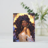 Carte Postale Imaginaire femme Art Africain Américain (Debout devant)