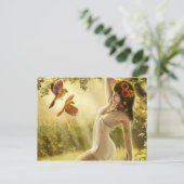 Carte Postale Imaginaire fille (Debout devant)