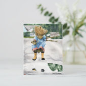 Carte postale Imaginaire Fille Puddle Jumping (Debout devant)