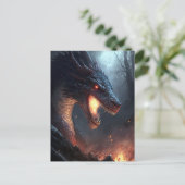 Carte postale Imaginaire Fire Dragon (Debout devant)