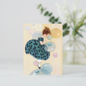 Carte Postale imaginaire FLOTTANT "DOUBLY BUBBLY" (Debout devant)