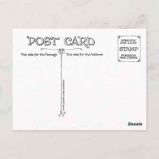 Carte Postale imaginaire FLOTTANT "DOUBLY BUBBLY" (Dos)