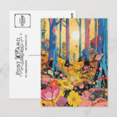 Carte postale Imaginaire Forest (Devant / Derrière)