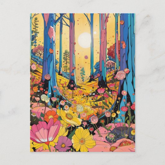 Carte postale Imaginaire Forest (Devant)