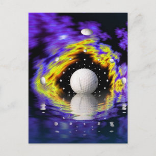 Carte postale Imaginaire Golf