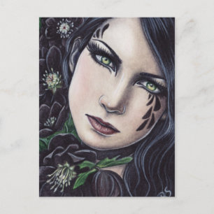 Carte postale Imaginaire Hellebore noir