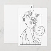 Carte Postale Imaginaire Kat (Devant / Derrière)