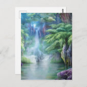 Carte Postale Imaginaire Lake (Devant / Derrière)