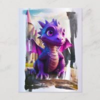 *~* Imaginaire mythique AP48 Cartoon Dragon Enfant
