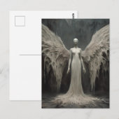 Carte Postale Imaginaire noir Angel (Devant / Derrière)