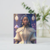 Carte Postale Imaginaire Princesse, poste (Debout devant)