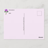 Carte Postale Imaginaire Princesse, poste (Dos)