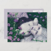 Carte postale Imaginaire printemps (Devant / Derrière)