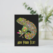 Carte Postale Imaginaire psychédélique de Chameleon (Debout devant)