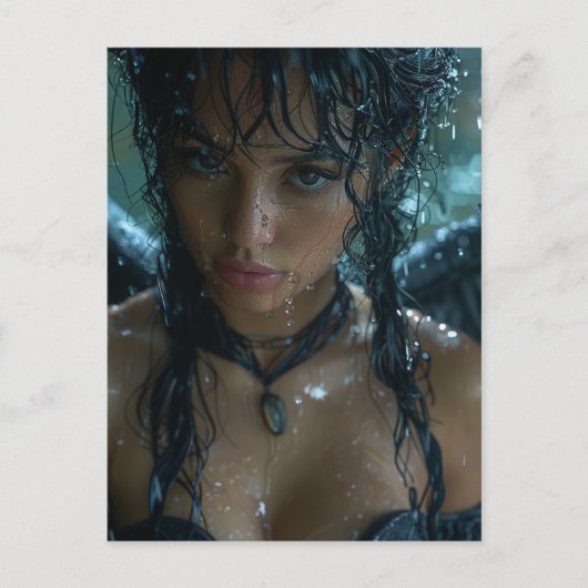 Carte Postale Imaginaire Rainy Dark Angel (Devant)