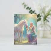 Carte Postale Imaginaire Unicorn (Debout devant)