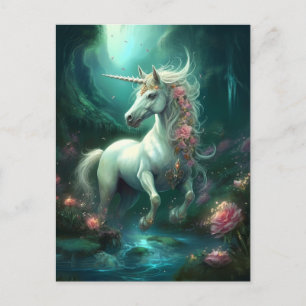Carte postale Imaginaire Unicorn