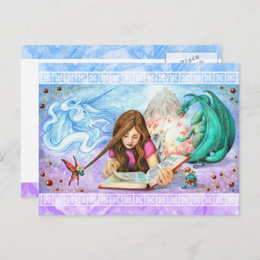 Carte Postale Imagination (Devant / Derrière)