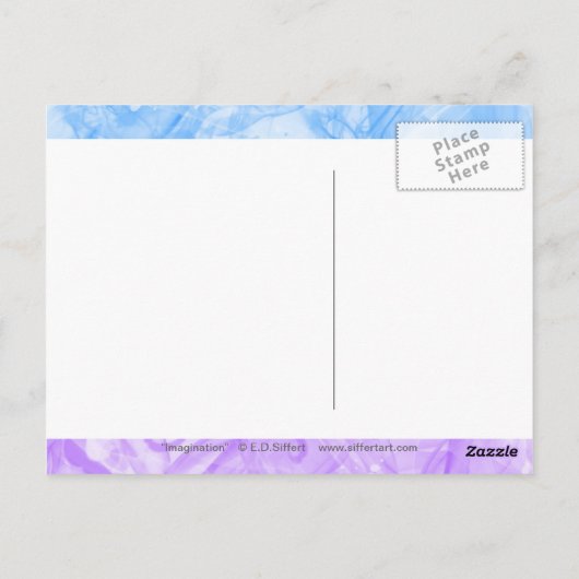 Carte Postale Imagination (Dos)