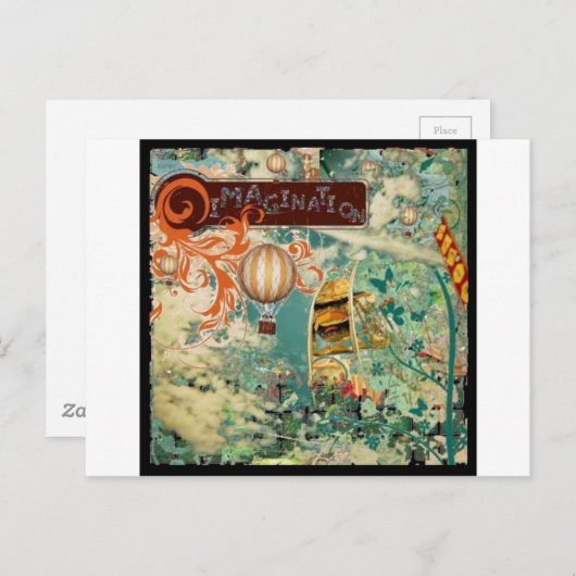 Carte Postale Imagination (Devant / Derrière)