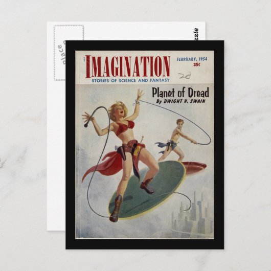 Carte Postale Imagination 02-54_Pulp Art (Devant / Derrière)