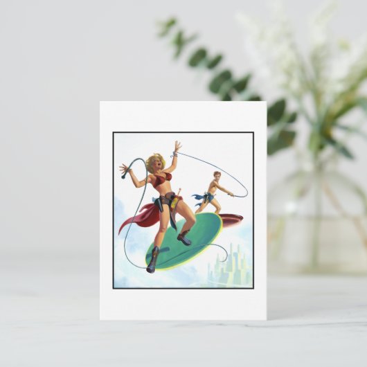 Carte Postale Imagination (fév. 1954) (Debout devant)