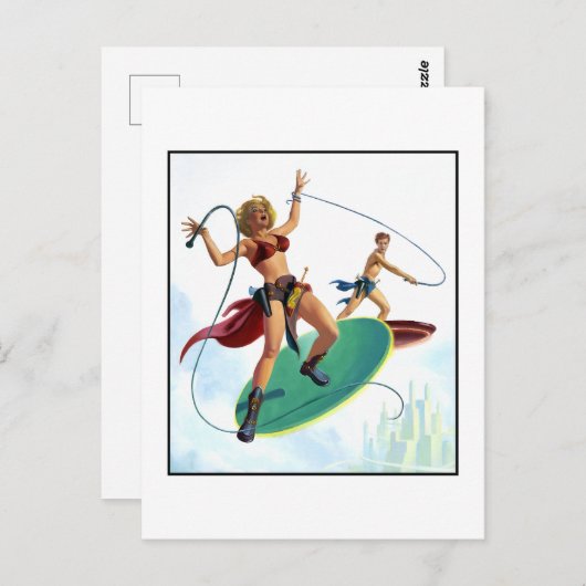 Carte Postale Imagination (fév. 1954) (Devant / Derrière)