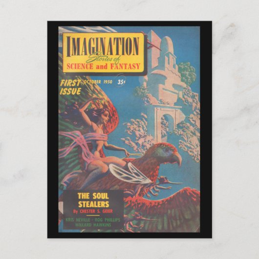 Carte Postale Imagination v01 n01 (1950-10.Greenleaf)_Pulp Art (Devant)