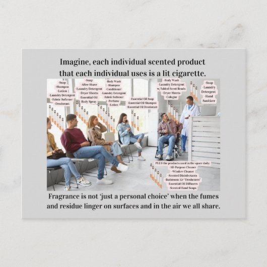 Carte Postale Imagine If Scented Products Were Lit Cigarettes (Devant)