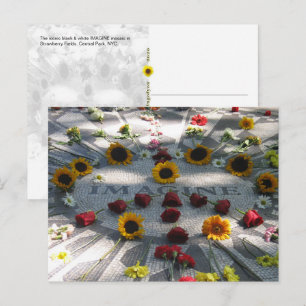 Carte Postale IMAGINE Mosaic, Strawberry Fields, NY - H