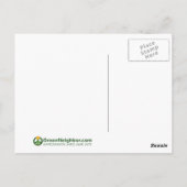 Carte Postale IMAGINE - Signes de paix internationaux bleus (Dos)