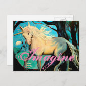 Carte Postale Imaginez. (Devant / Derrière)