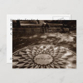 Carte Postale Imaginez les champs de fraises Tribute Central Par (Devant / Derrière)