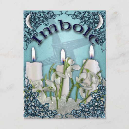 Carte postale Imbolc Candlemas Pagan Imaginaire Ar (Devant)