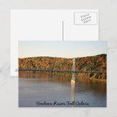 Carte Postale IMG_1493, Couleurs d'automne de la rivière Hudson (Devant / Derrière)