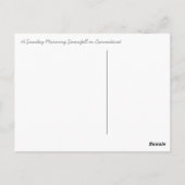 Carte Postale IMG_2425_2, Une chute de neige du dimanche matin à (Dos)