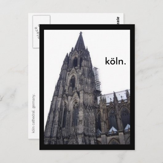 Carte Postale IMGP0935, köln. (Devant / Derrière)