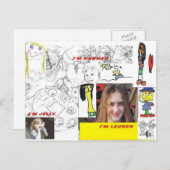 Carte postale ImLauren (Devant / Derrière)