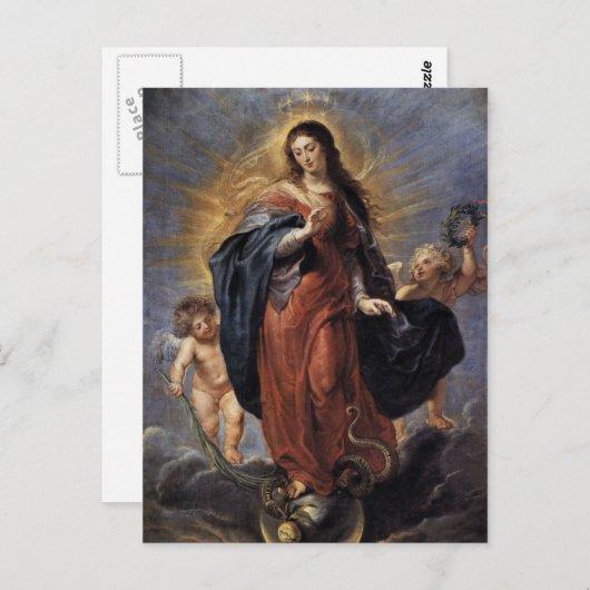 Carte Postale Immaculée conception (Devant / Derrière)