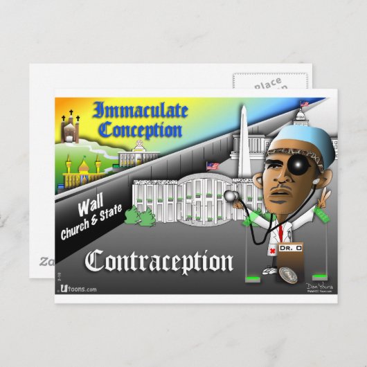 Carte Postale Immaculée conception (Devant / Derrière)