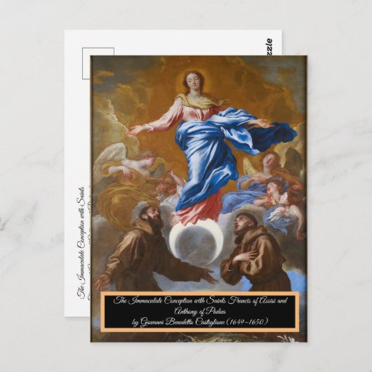 Carte Postale Immaculée conception (Devant / Derrière)