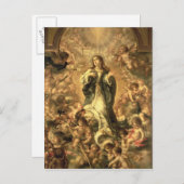 Carte Postale Immaculée Conception, 1670-1672 (Devant / Derrière)