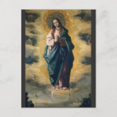 Carte Postale Immaculée Conception par Zurbarán (Devant)