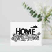 Carte Postale Immeuble (Debout devant)