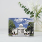 Carte Postale Immeuble Alabama State Capitol, Montgomery (Debout devant)