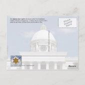 Carte Postale Immeuble Alabama State Capitol, Montgomery (Dos)