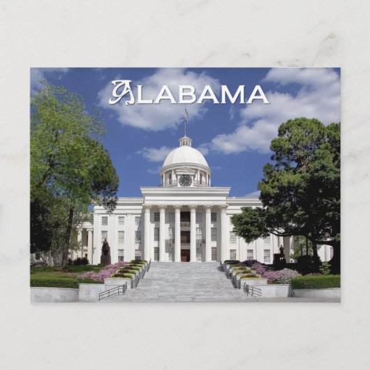 Carte Postale Immeuble Alabama State Capitol, Montgomery (Devant)