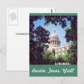 Carte Postale Immeuble Capitol Austin Texas (Devant / Derrière)