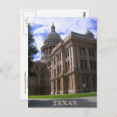 Carte Postale Immeuble du Capitole de l'État-TEXAS 1 (Devant / Derrière)